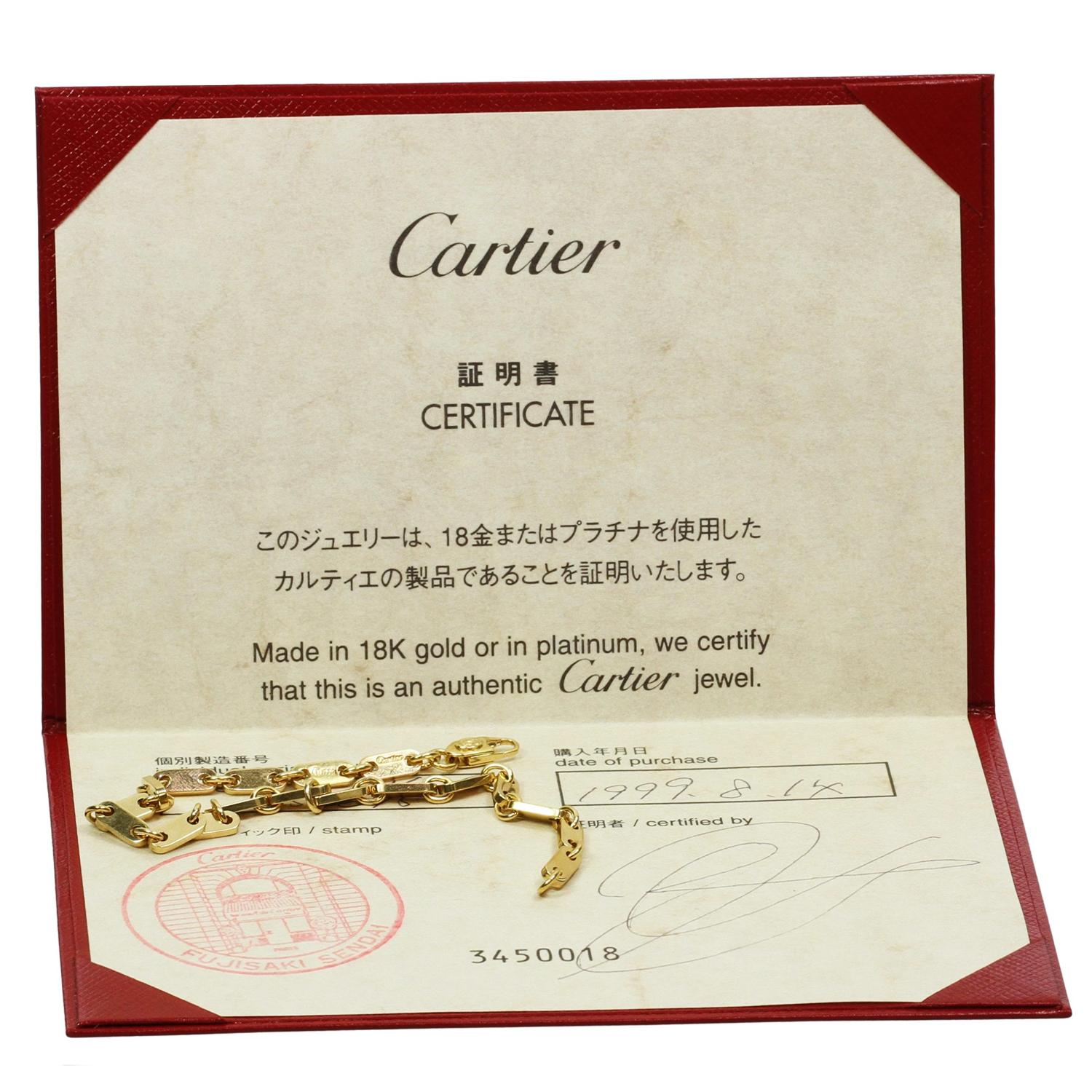 cartier necklace and bracelet set