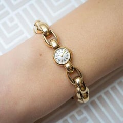 Cartier Yellow Gold Bracelet Wristwatch