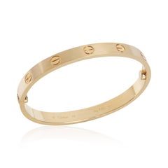 Oro giallo Cartier  Bracciale dell'amore con finitura spazzolata