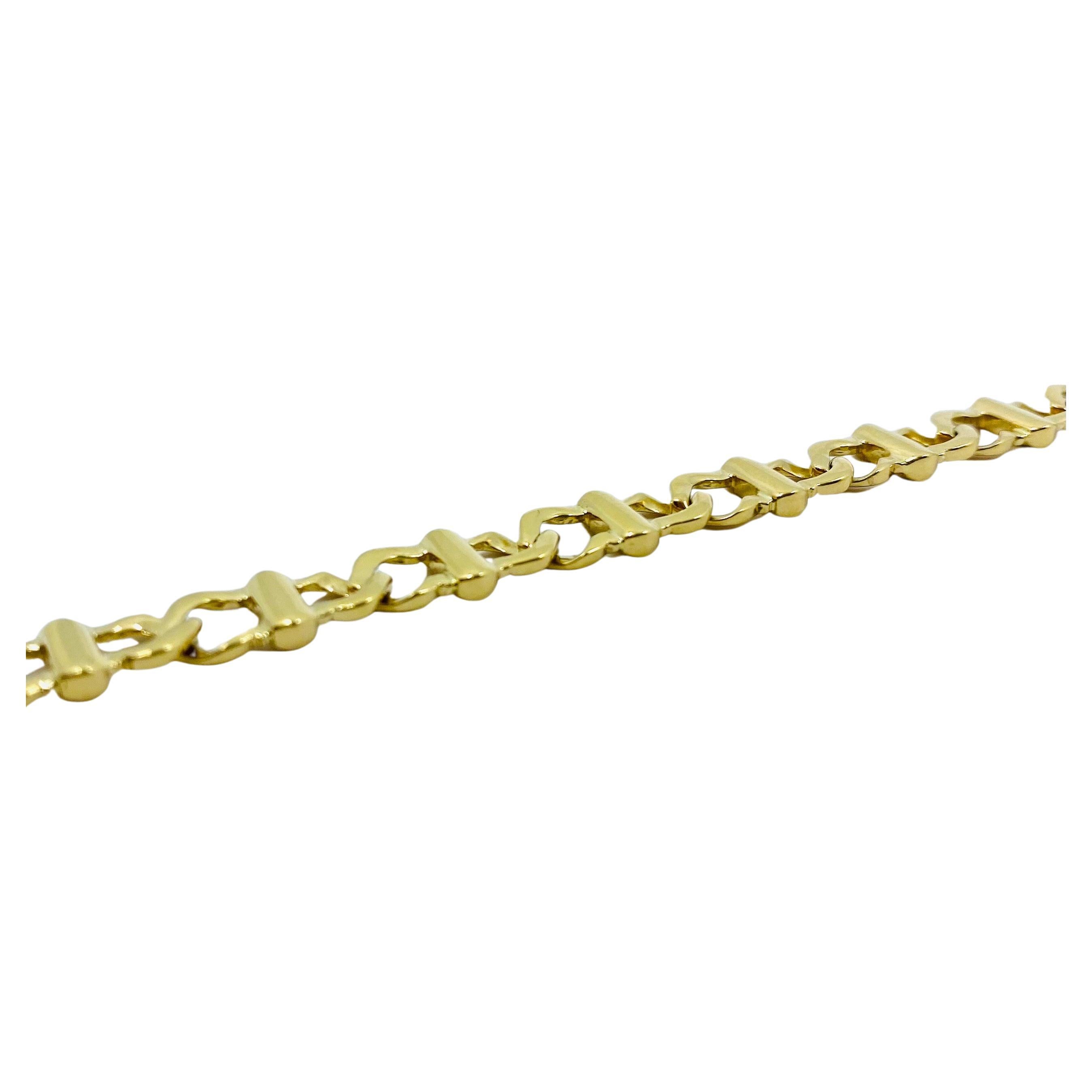  Cartier, collier chaîne en or jaune 18 carats en vente 3