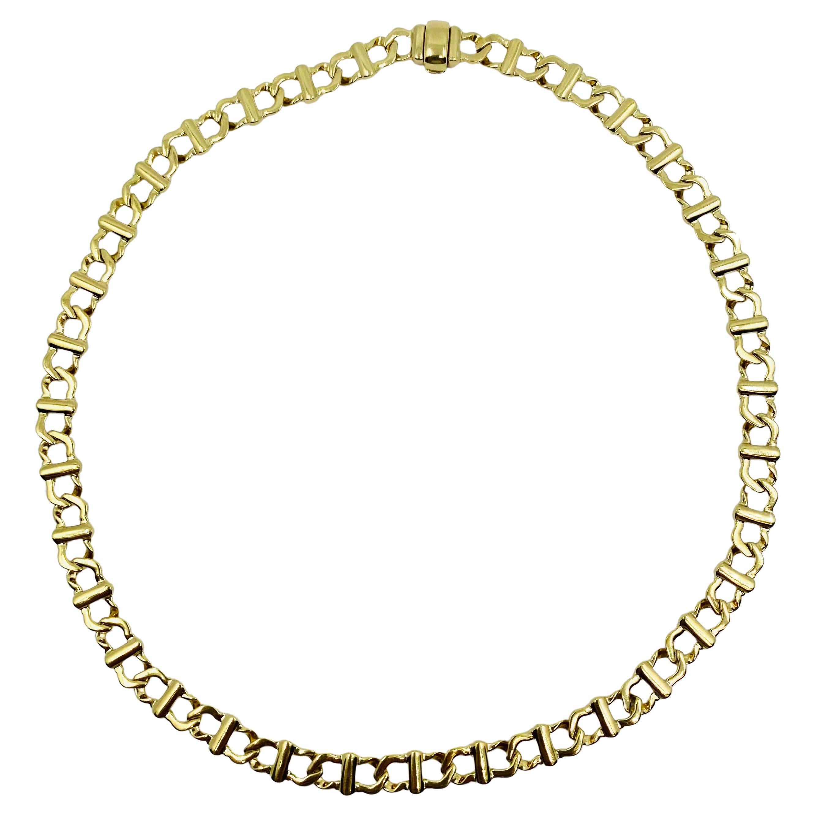  Cartier Yellow Gold Chain Necklace 18k