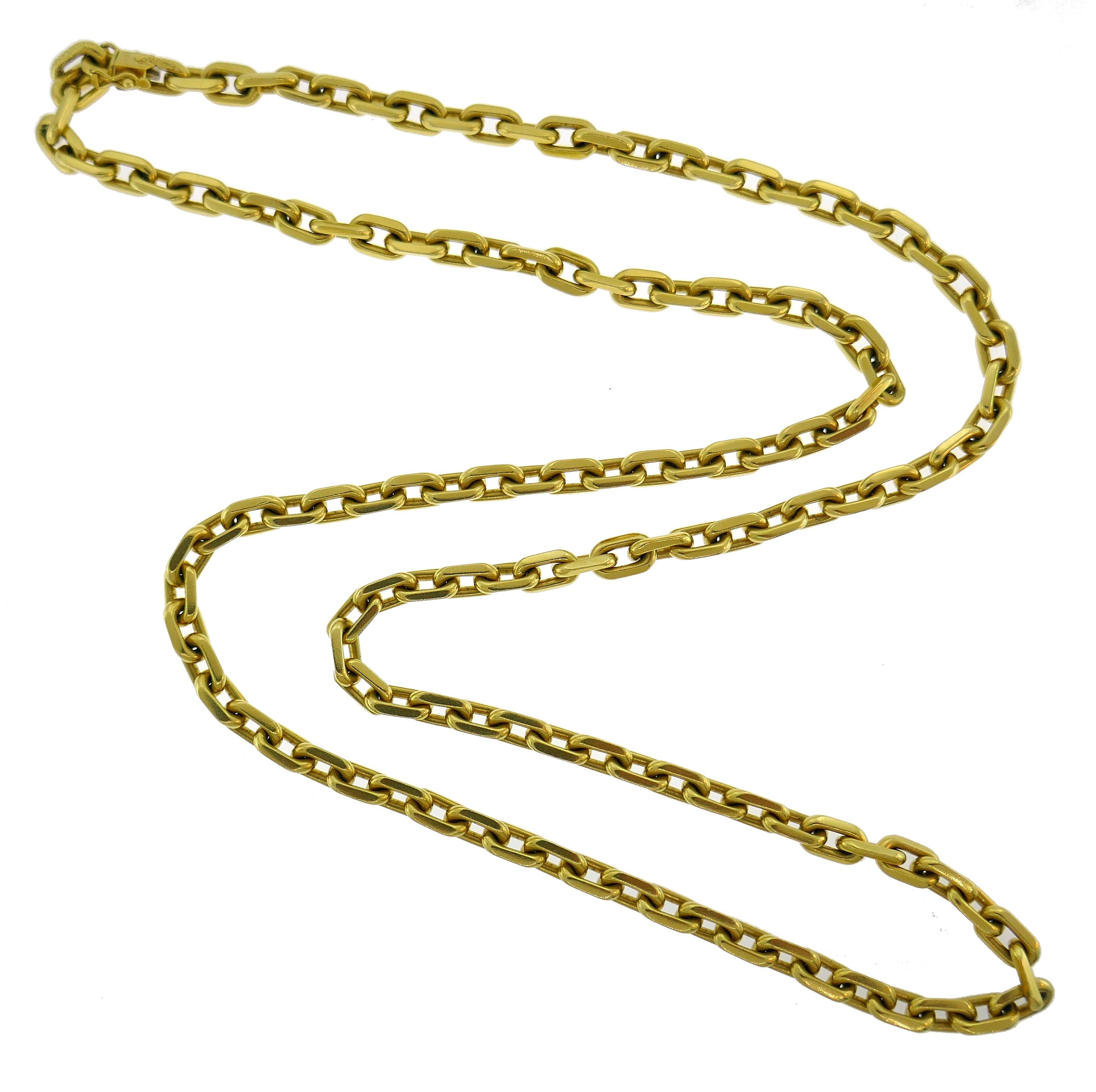 cartier gold chain mens