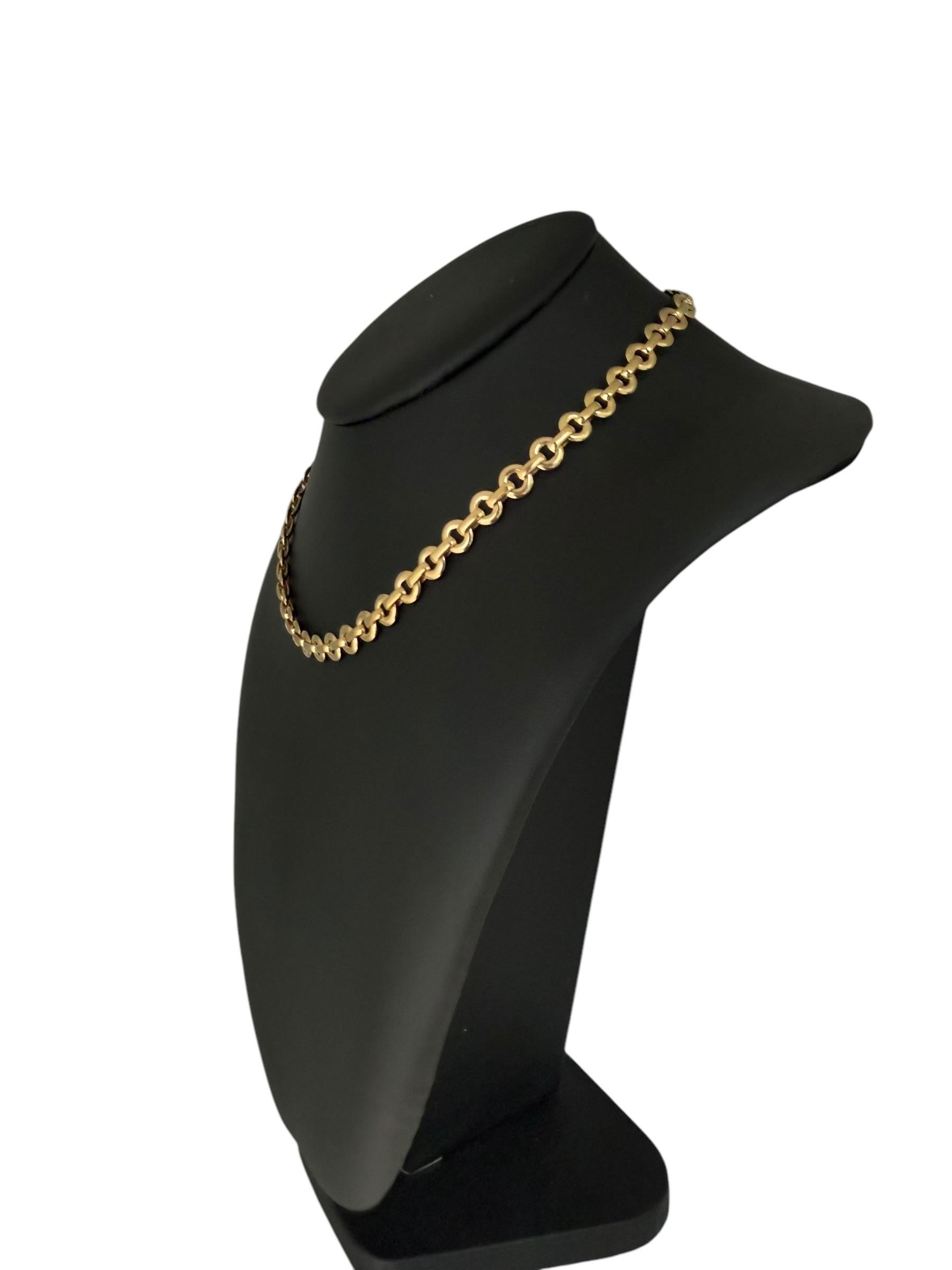 Cartier Yellow Gold Chain Necklace For Sale 3