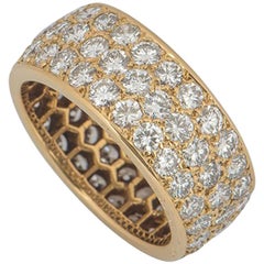 Cartier Yellow Gold Diamond Full Eternity Ring 3.60 Carat