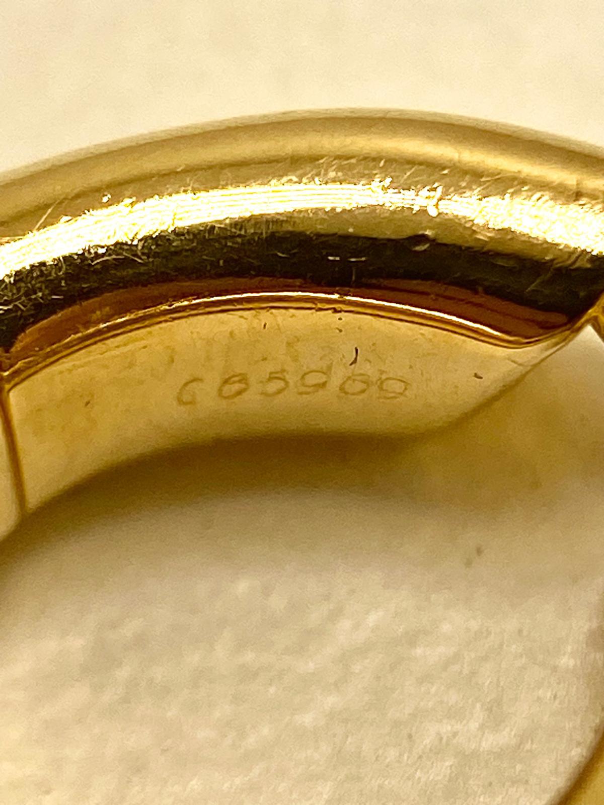 Créoles en or jaune à diamants de Cartier, 1,5 cm, 12,80 g Pour femmes en vente