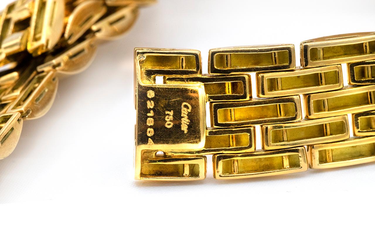 Women's or Men's Cartier Yellow Gold Diamond Horus Collar 18 Karat Necklace