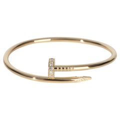 Cartier Yellow Gold Diamond Juste Un Clou Bracelet