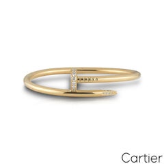 Cartier Bracciale in oro giallo con diamanti Juste Un Clou Taglia 18 B6048618