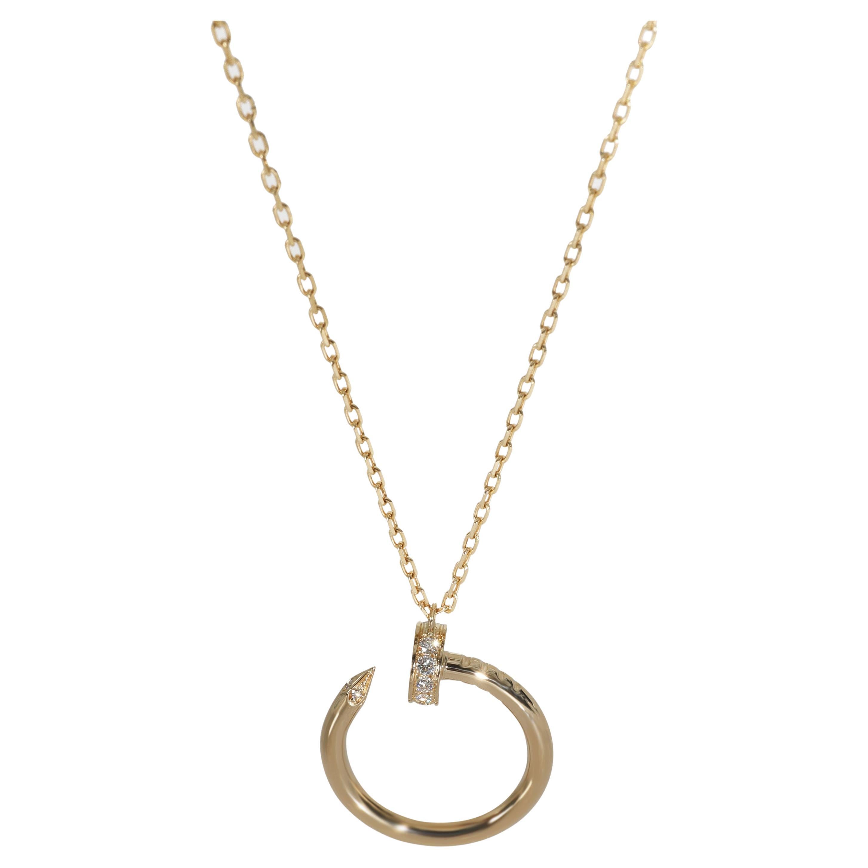 Collier Juste Un Clou en or jaune et diamants de Cartier
