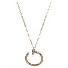 Collier Juste Un Clou en or jaune et diamants de Cartier