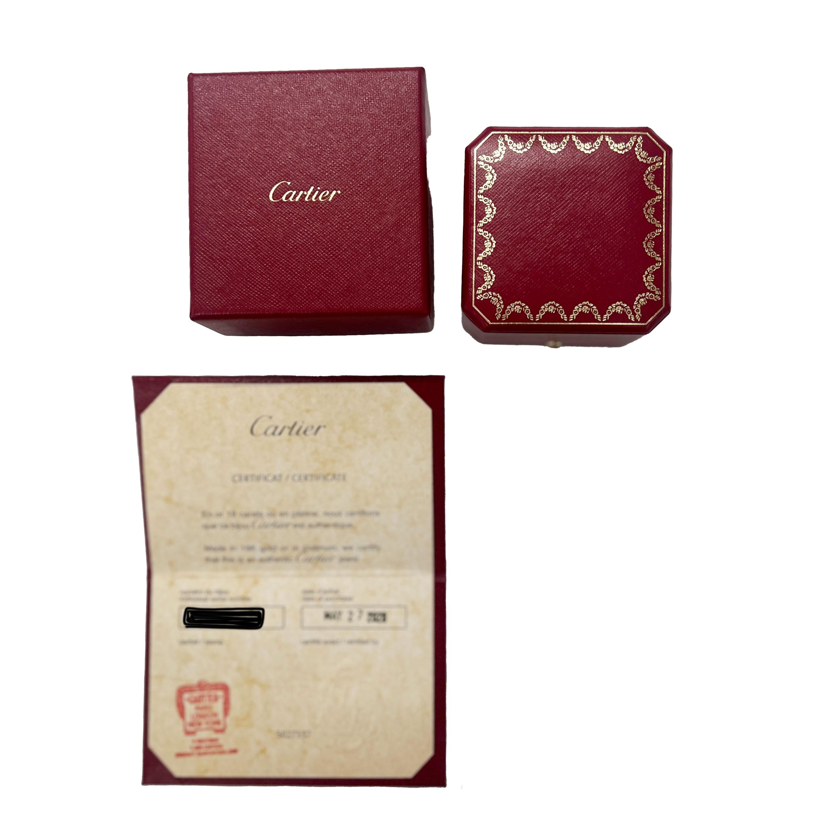 Bague Juste Un Clou en or jaune et diamants de Cartier Excellent état - En vente à New York, NY