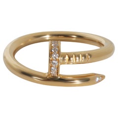 Cartier Yellow Gold Diamond Juste Un Clou Ring