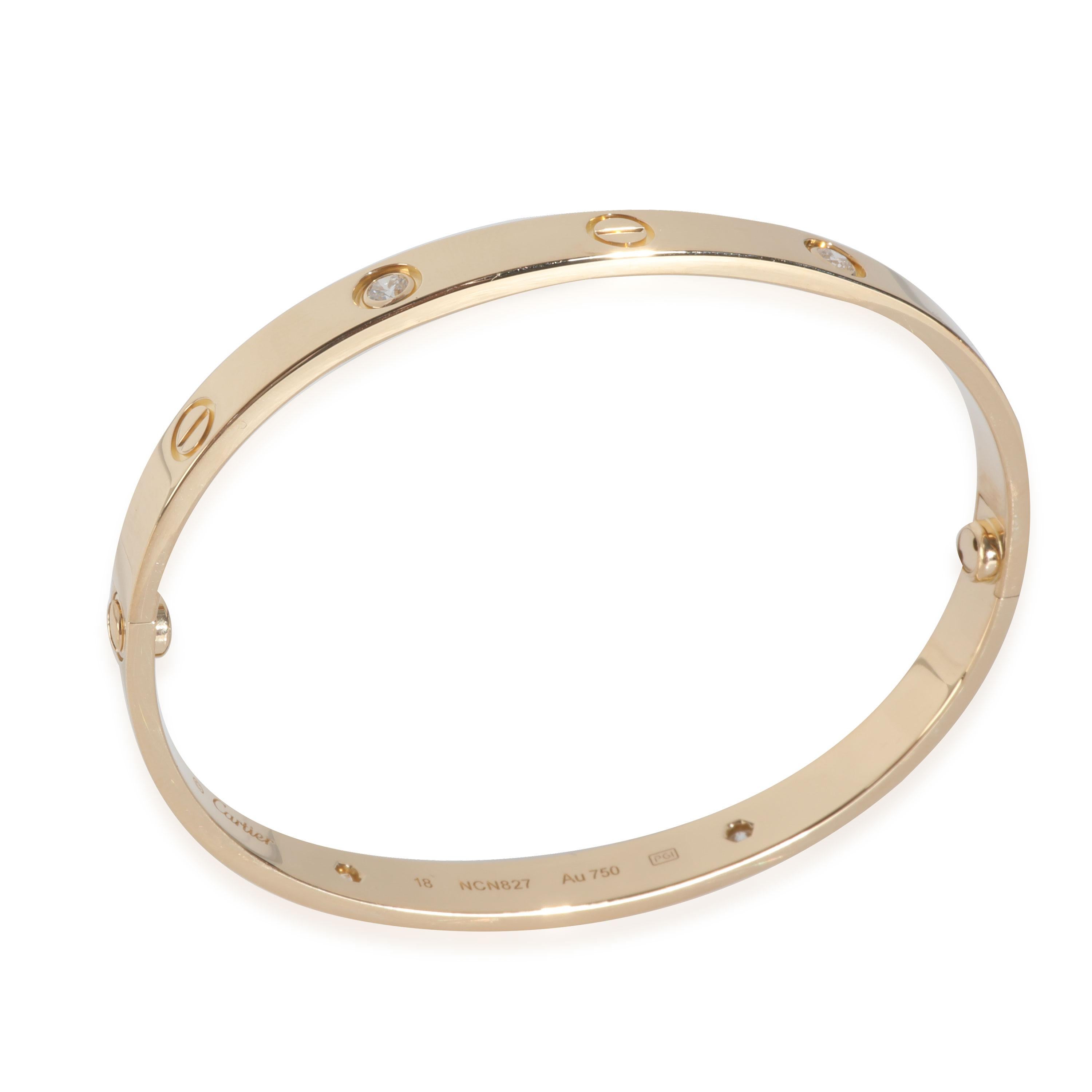 Bracelet Love en or jaune et diamants de Cartier

DÉTAILS PRIMAIRES
SKU : 145608
Titre de l'inscription : Bracelet d'amour en or jaune et diamants de Cartier
Description de l'état : La collection Love de Cartier est l'incarnation même de l'icône,