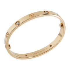 Cartier Yellow Gold Diamond Love Bracelet