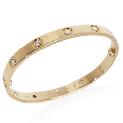 Cartier Yellow Gold Diamond Love Bracelet