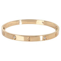 Bracelet Love en or jaune et diamants de Cartier