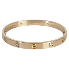 Cartier Yellow Gold Diamond Love Bracelet
