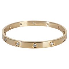 Cartier Yellow Gold Diamond Love Bracelet