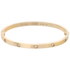 Cartier Yellow Gold Diamond LOVE Bracelet (Includes Box and Screwdriver)