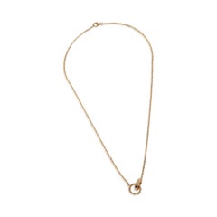 Cartier Yellow Gold Diamond Love Necklace