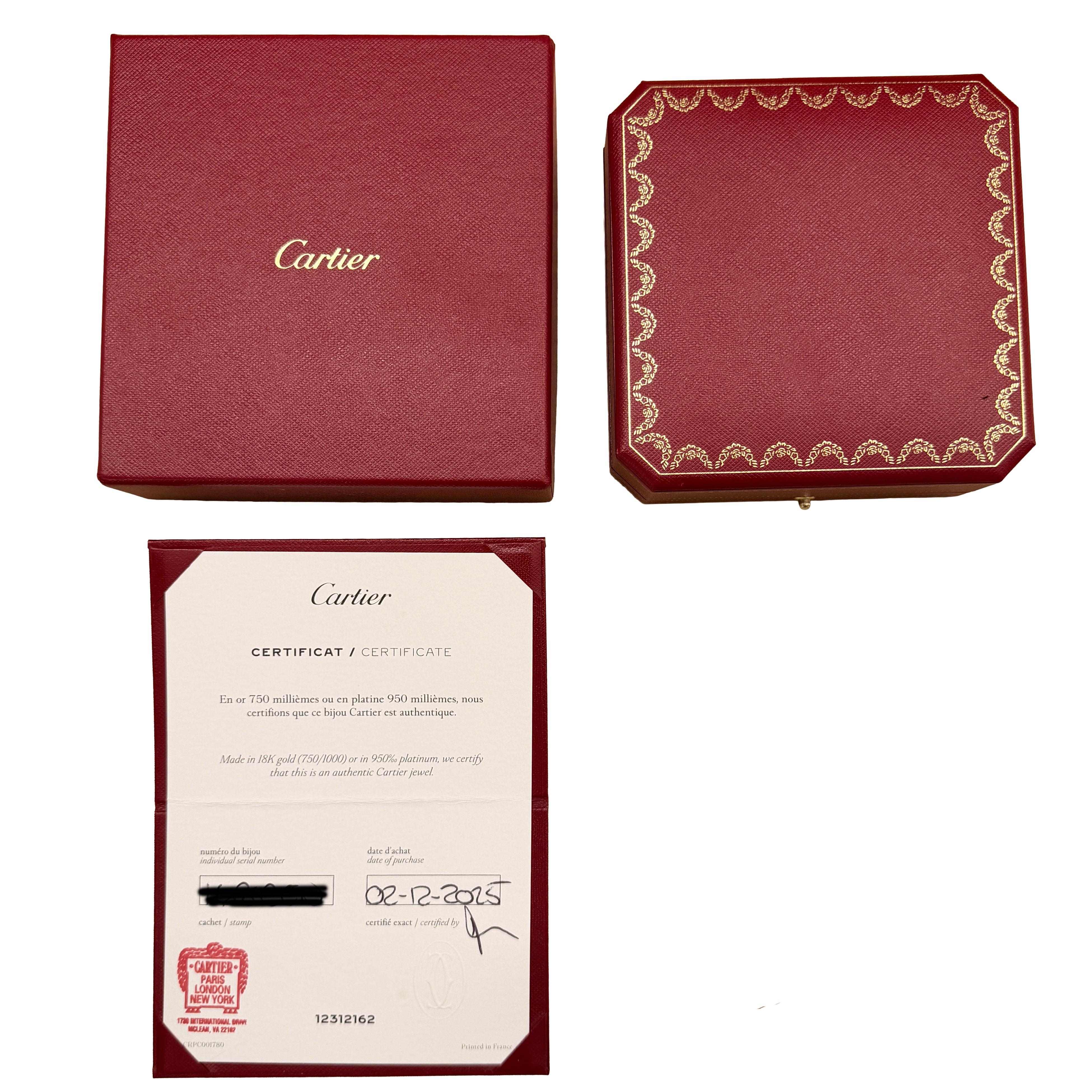 Collar Amor Diamante Oro Amarillo Cartier en Excelente estado para la venta en New York, NY