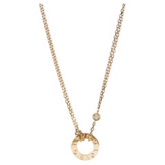 Cartier Yellow Gold Diamond Love Necklace