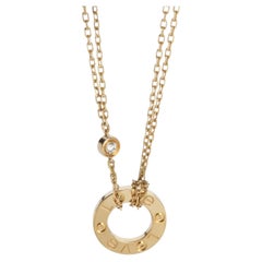 Cartier Yellow Gold Diamond Love Pendant