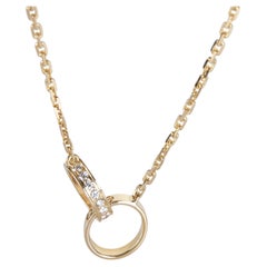 Cartier Gelbgold Diamant-Liebes-Anhänger