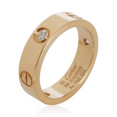 Bague Love en or jaune à diamants de Cartier