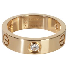 Bague Love en or jaune à diamants de Cartier