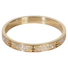 Cartier Yellow Gold Diamond Mini Pave Love Ring