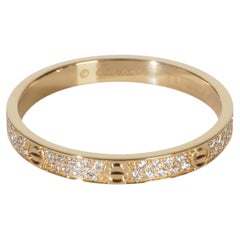 Cartier Yellow Gold Diamond Mini Pave Love Ring