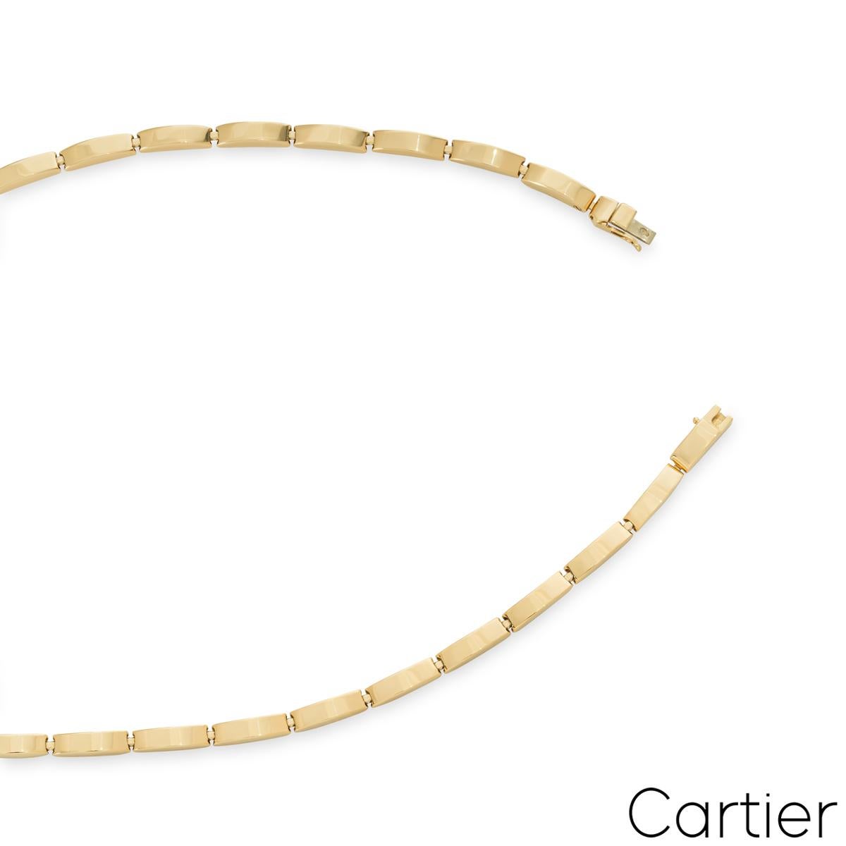 Collier Panthère de Cartier en or jaune et diamants N7059200 Pour hommes en vente
