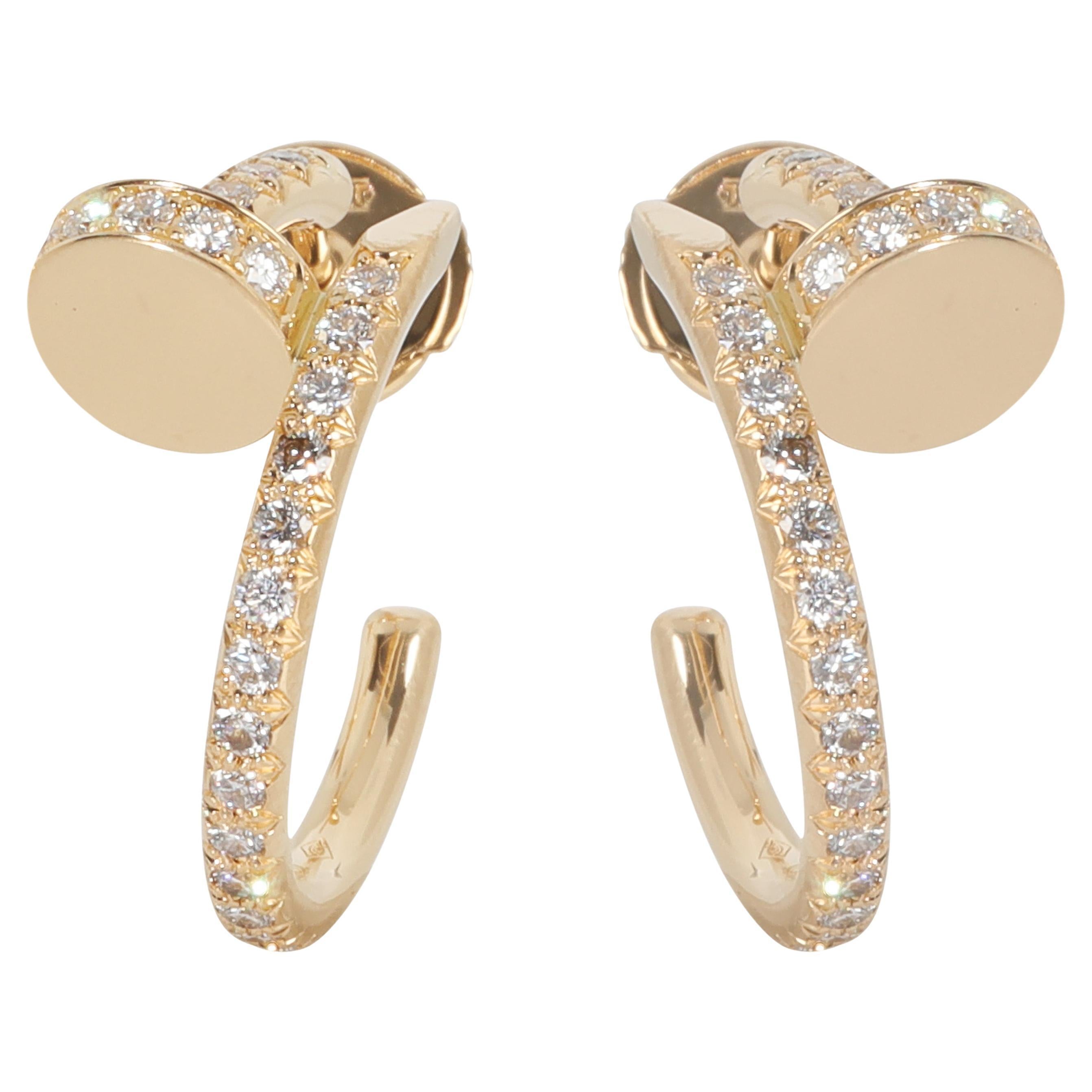 Orecchini Cartier in oro giallo con diamante piccolo modello Juste Un Clou