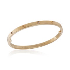 Cartier Yellow Gold Diamond Small Model Love Bracelet