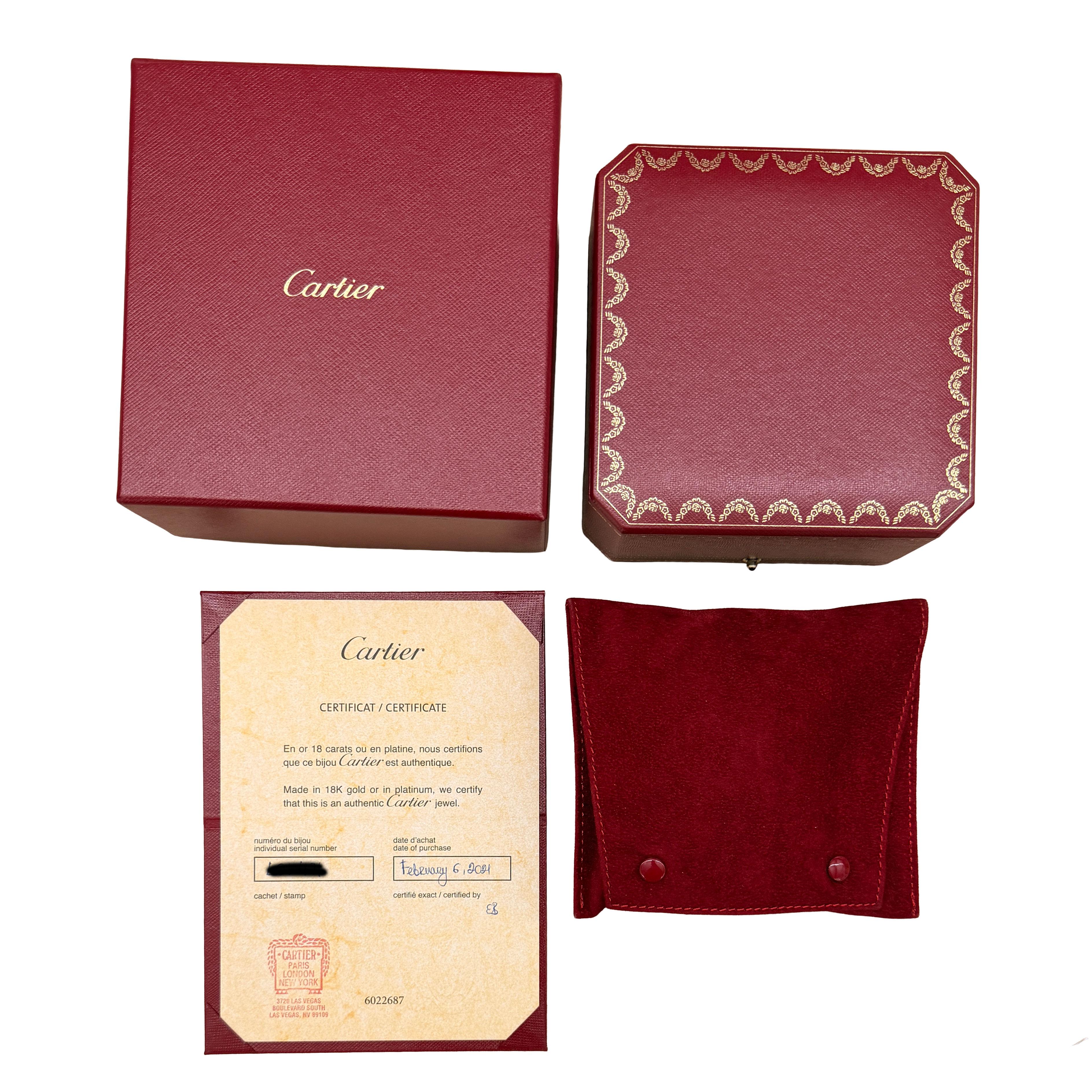 Bracelet Love en or jaune de Cartier avec diamants et petit modèle en vente 1