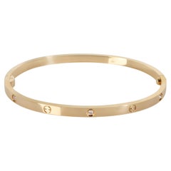 Cartier Yellow Gold Diamond Small Model Love Bracelet