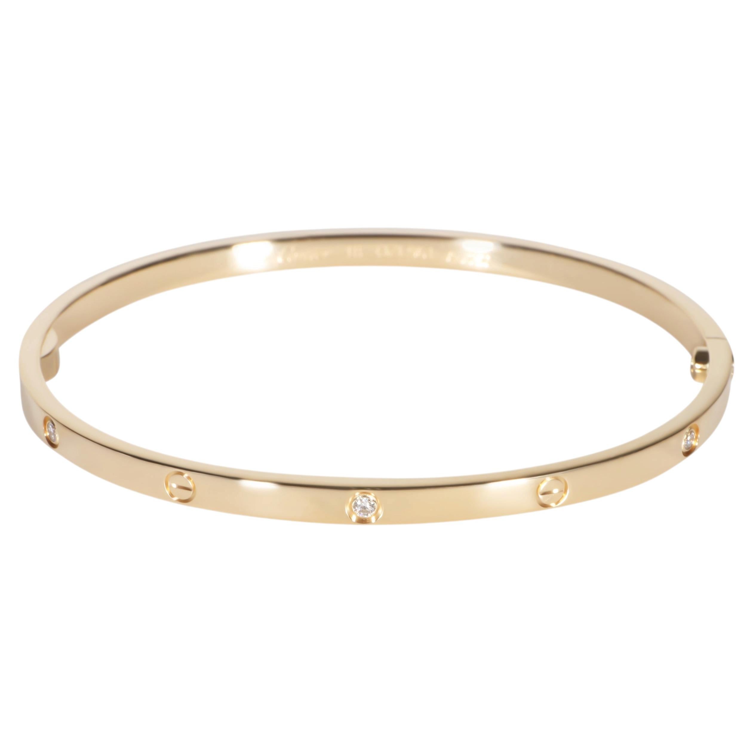 Cartier Oro Amarillo Diamante Pequeño Modelo Pulsera Amor