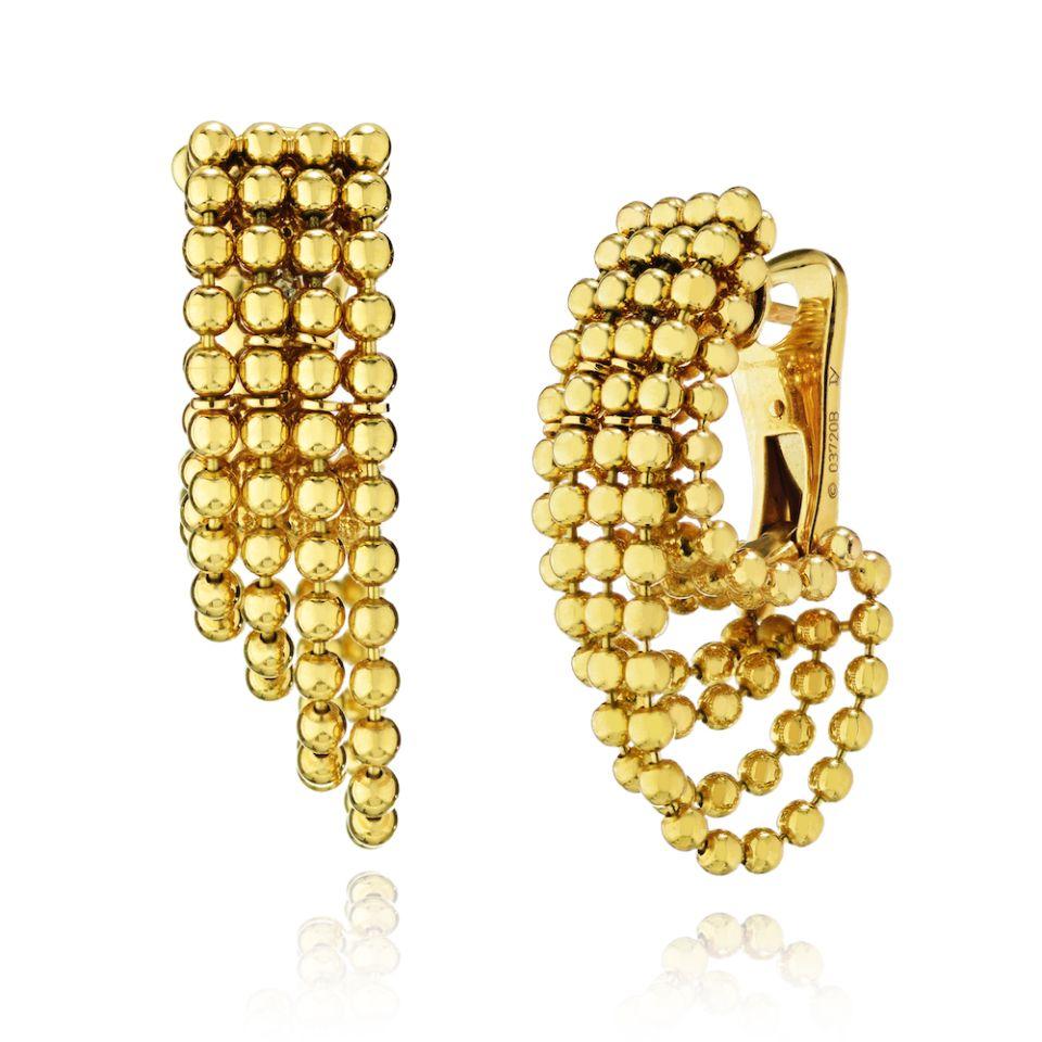 Women's Cartier Yellow Gold 'Draperie' Set of Ring and Earrings
