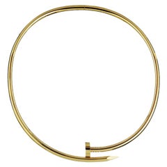 Cartier Yellow Gold Juste Un Clou 18 Karat Yellow Gold Necklace