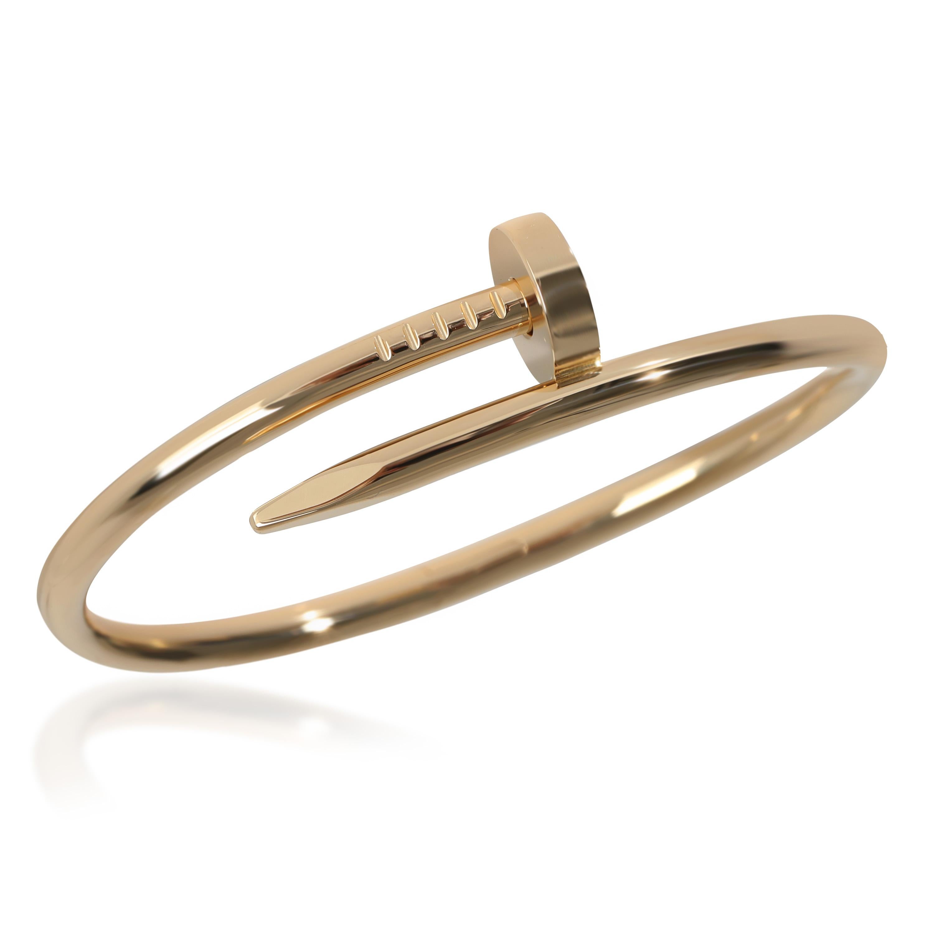 Or jaune de Cartier  Bracelet Juste Un Clou Bon état - En vente à New York, NY