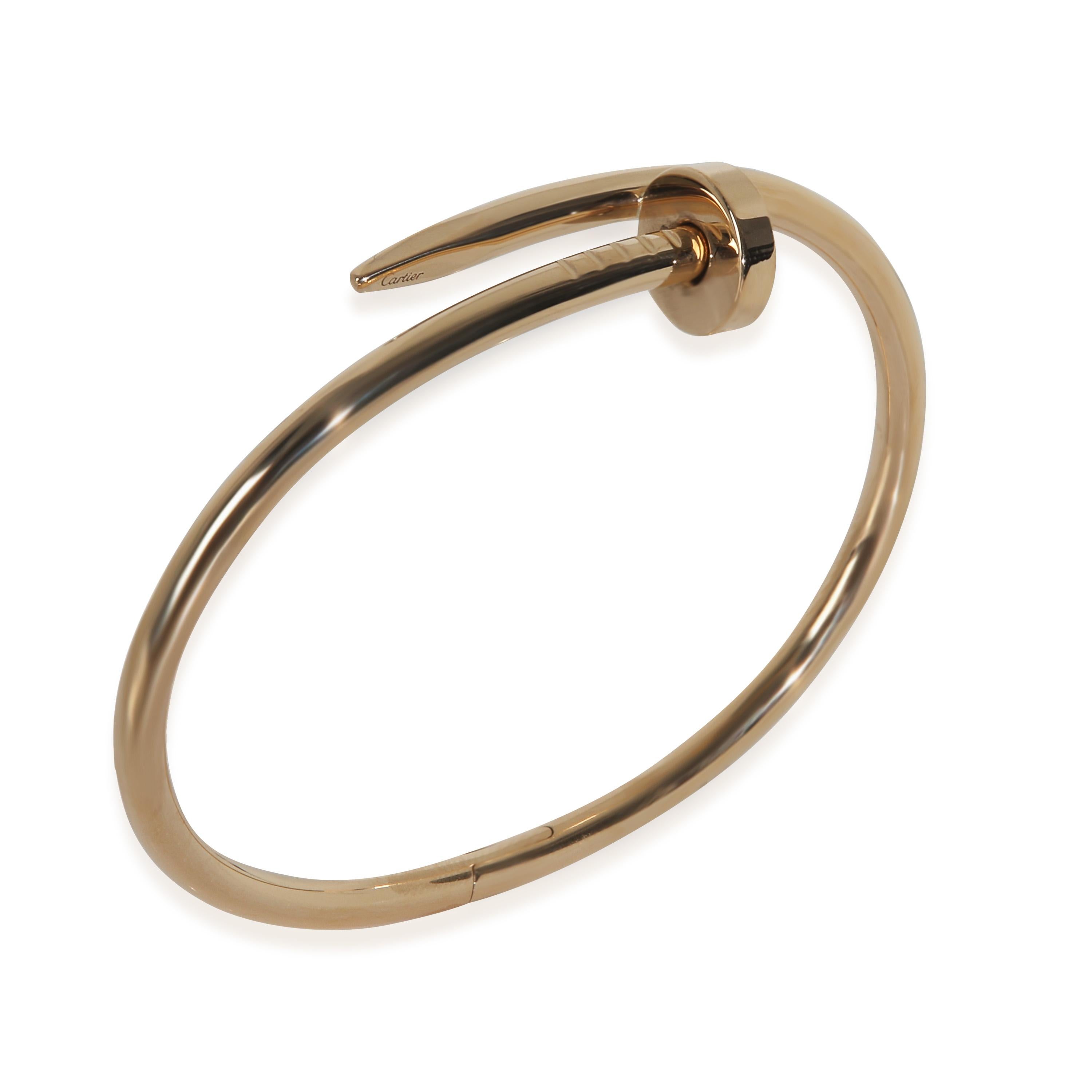 Cartier Gelbgold Juste Un Clou Armband im Zustand „Hervorragend“ im Angebot in New York, NY