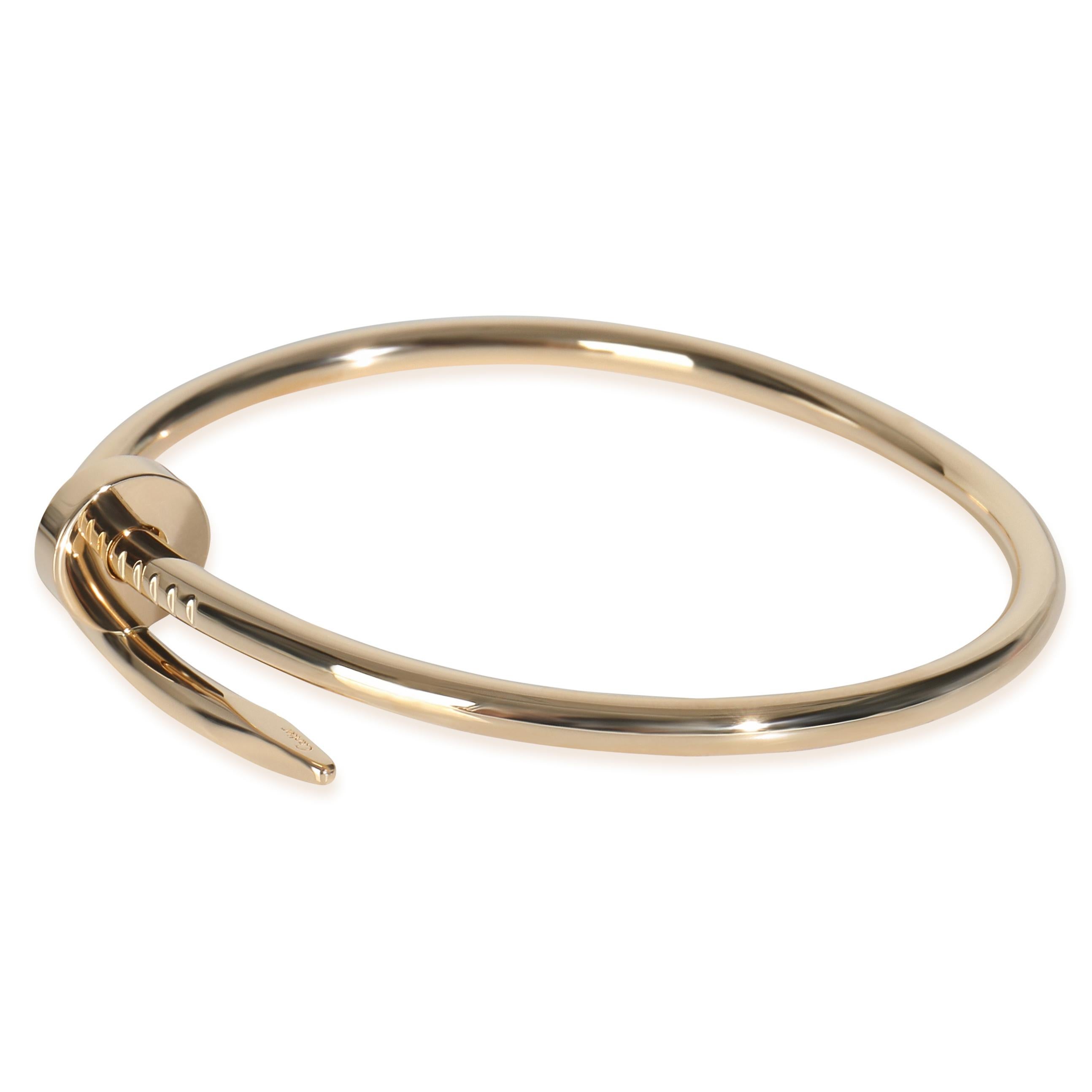 Or jaune de Cartier  Bracelet Juste Un Clou Unisexe en vente