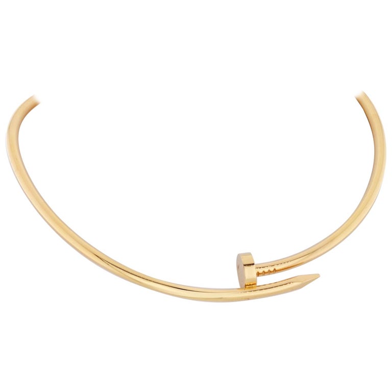 Cartier Yellow Gold Juste Un Clou Necklace at 1stDibs