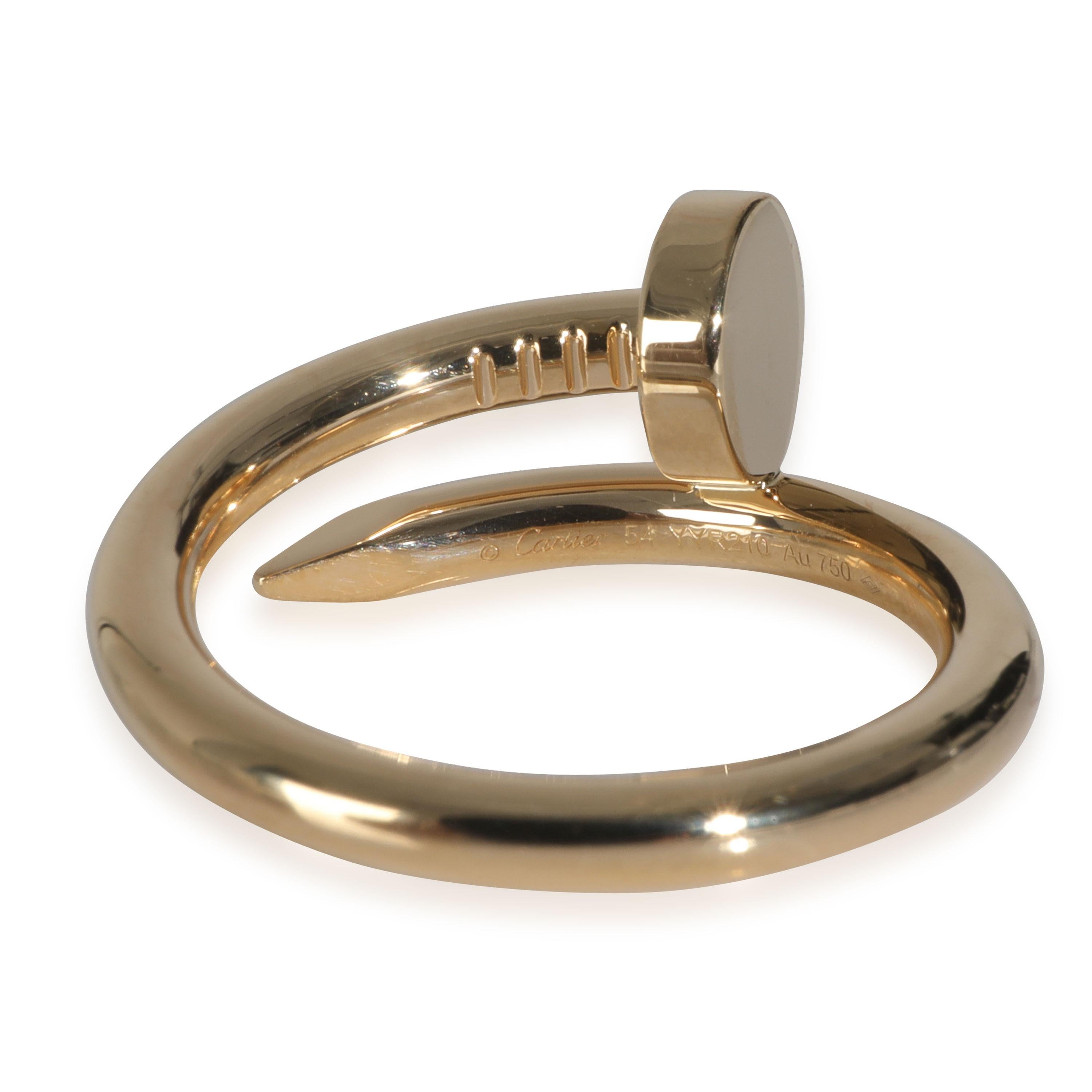 Cartier Gelbgold Juste Un Clou Ring

PRIMÄRE DETAILS
SKU: 146047
Auflistung Titel: Cartier Gelbgold Juste Un Clou Ring
Beschreibung des Zustands: Die Kollektion Juste Un Clou von Cartier ist eine der berühmtesten Kollektionen des Hauses und bedeutet