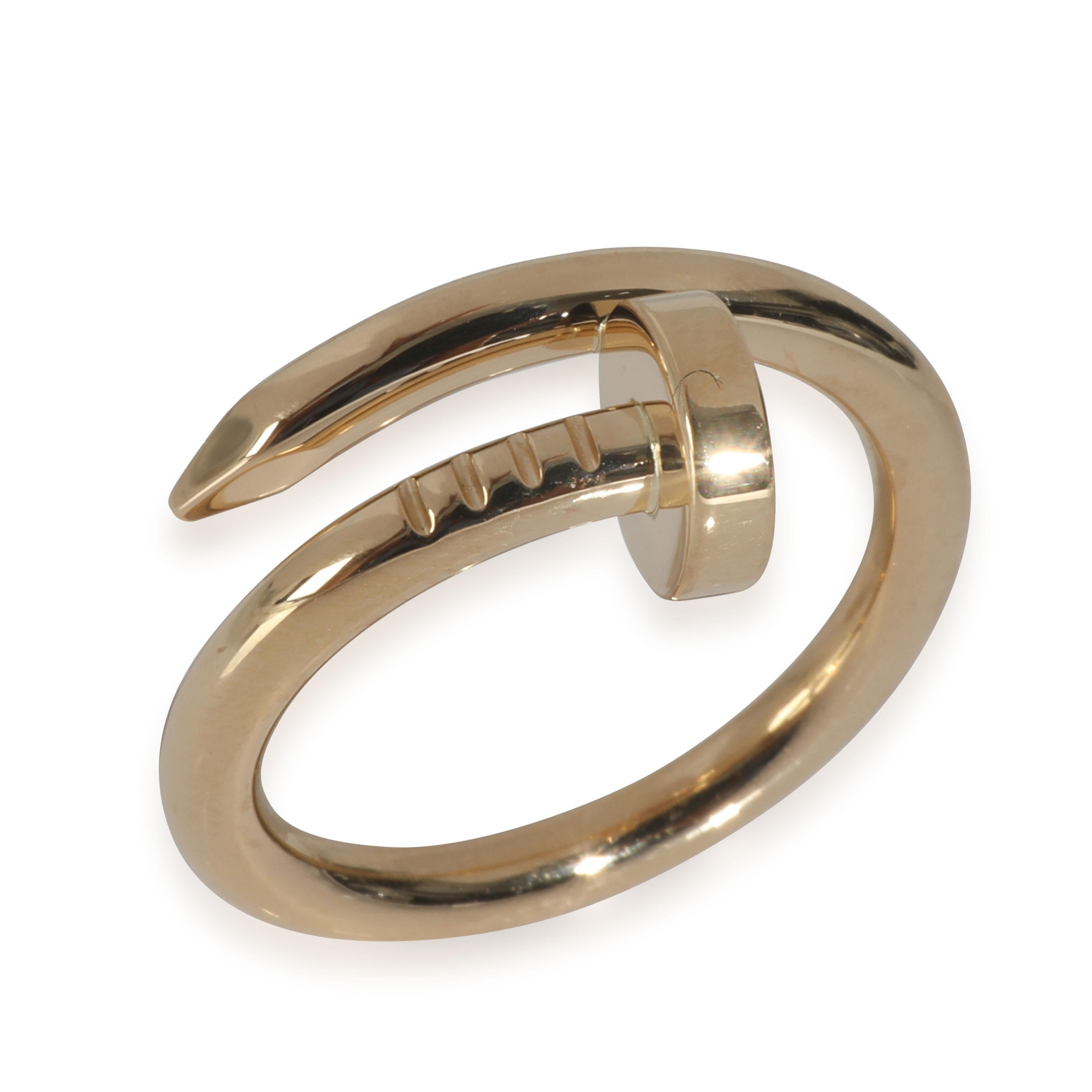 Cartier Gelbgold Juste Un Clou Ring im Zustand „Hervorragend“ im Angebot in New York, NY