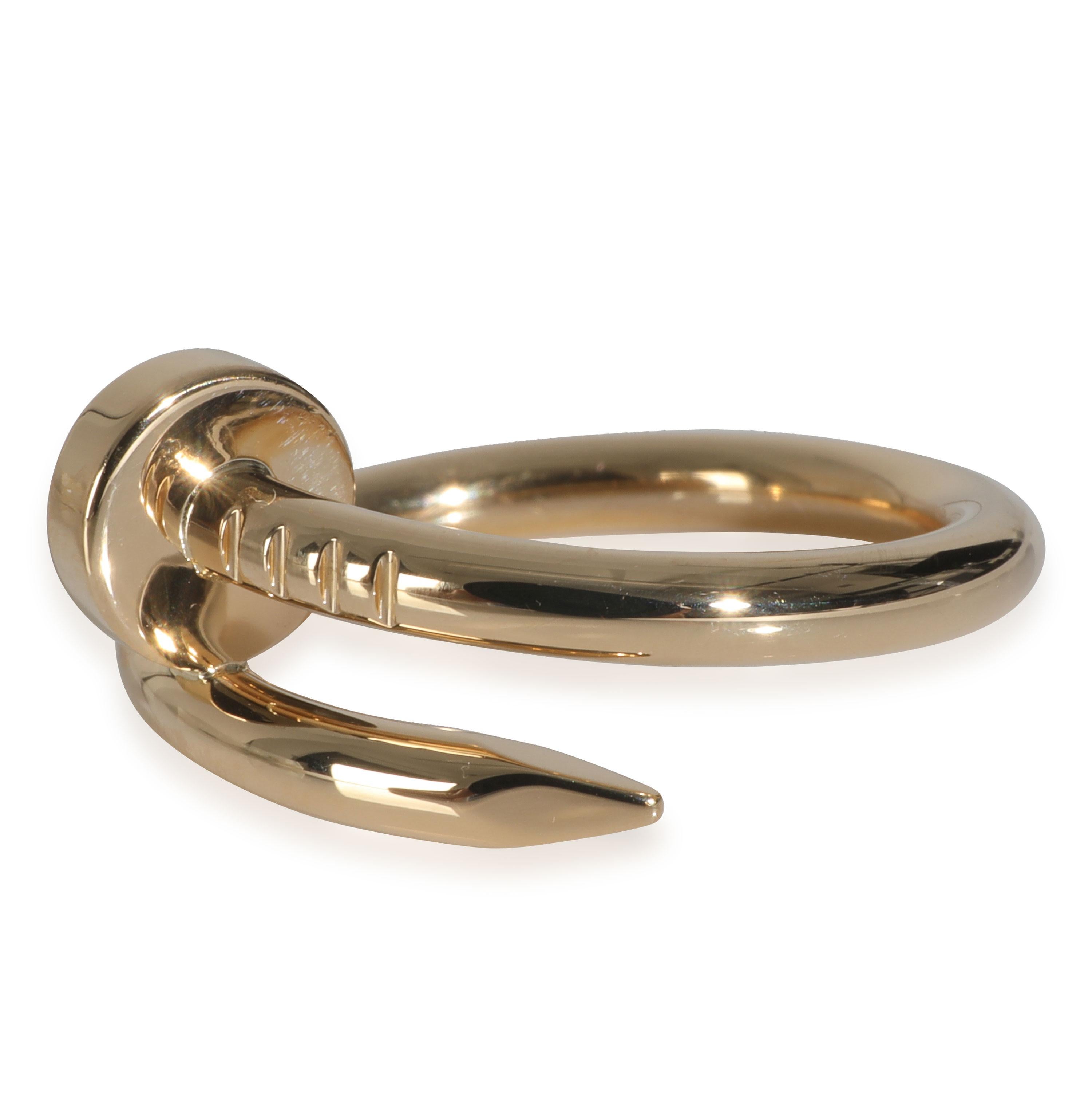Cartier Gelbgold Juste Un Clou Ring Damen im Angebot