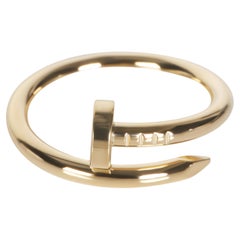 Anello Juste Un Clou in oro giallo Cartier