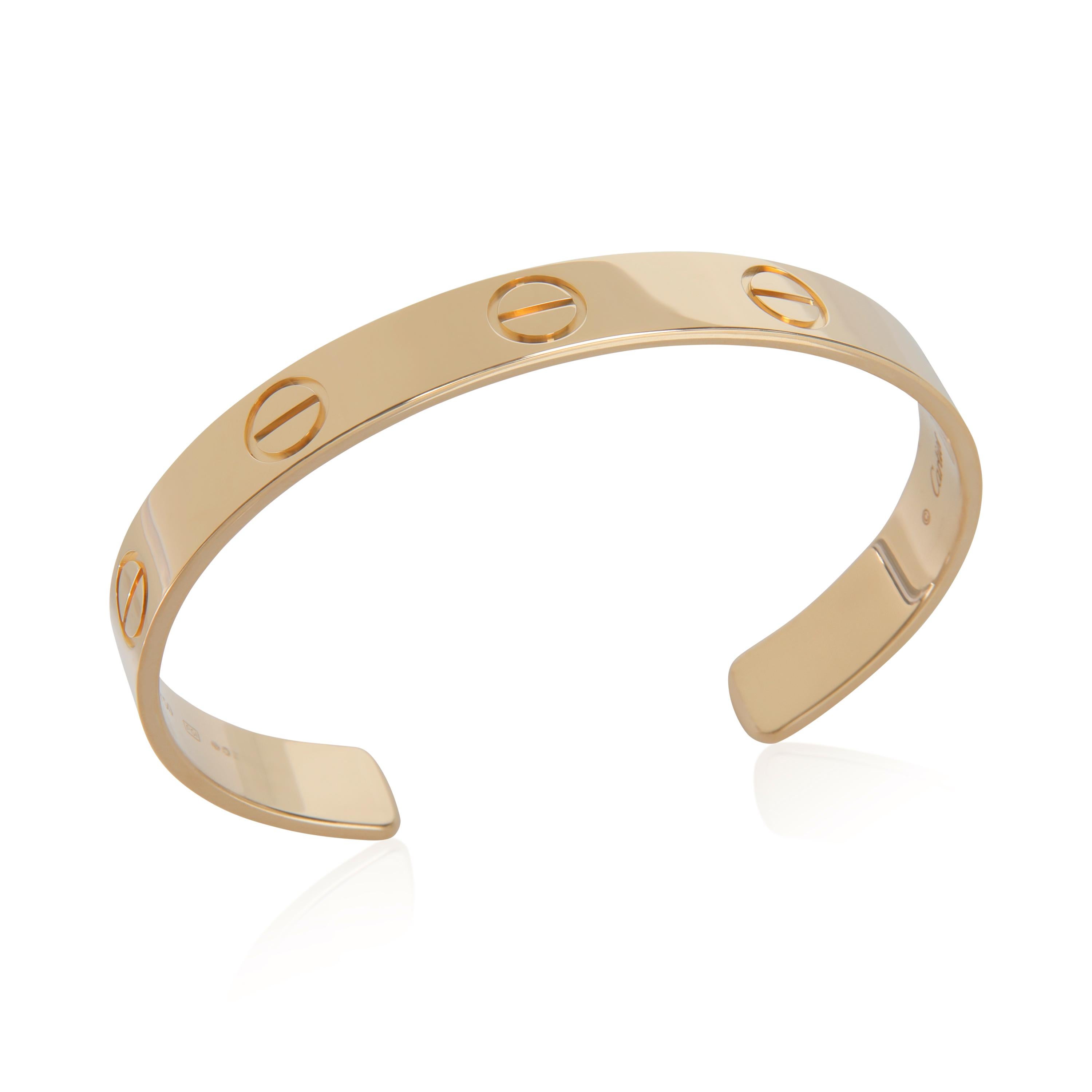 Cartier Oro Amarillo  Modelo Grande Brazalete Amor en venta 1