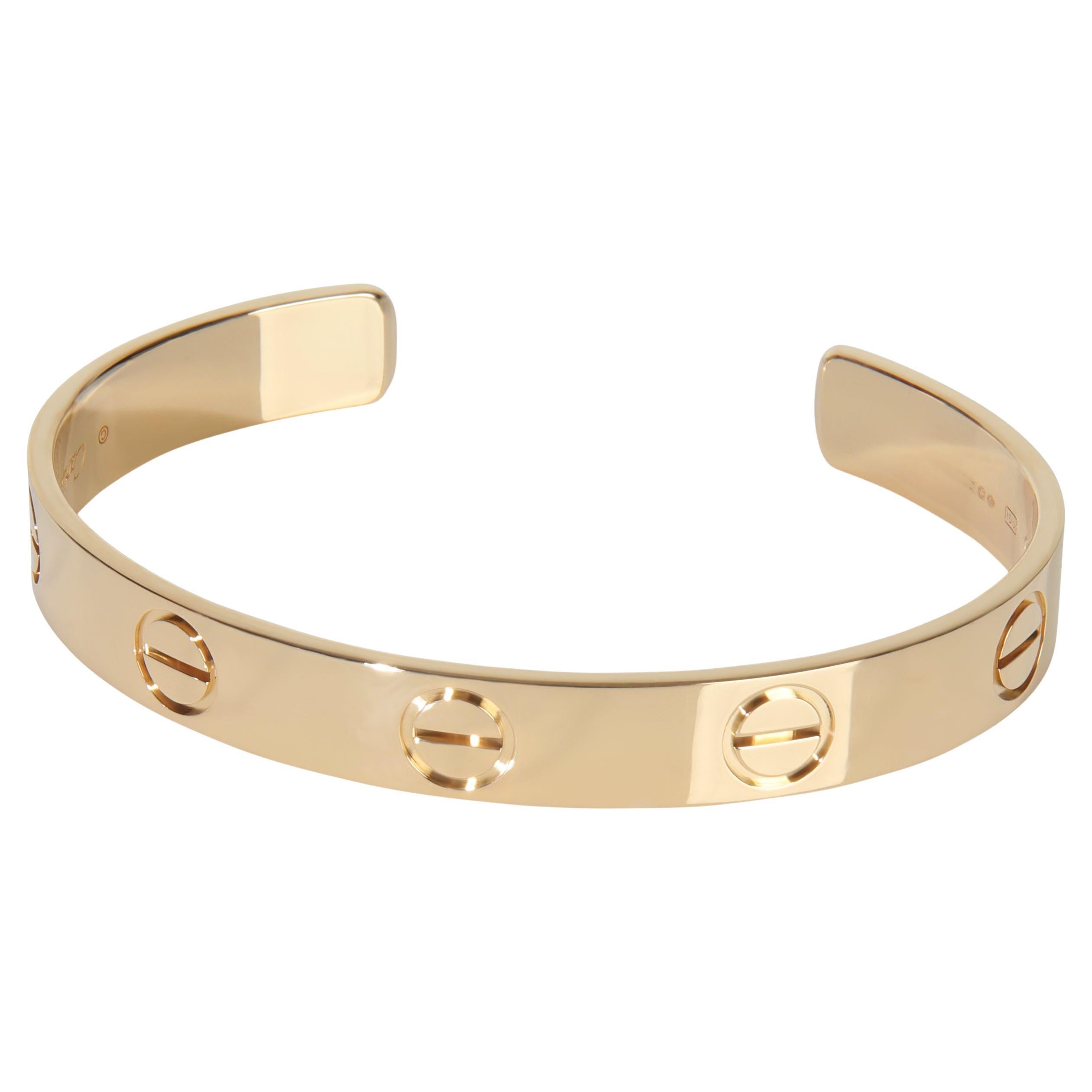 Cartier Oro Amarillo  Modelo Grande Brazalete Amor en venta